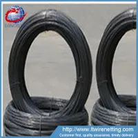 Low price 16 gauge black annealed tie wire for binding