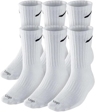 Hiệu suất bán buôn Tất cả Vớ Sport Crew Sport - Bông tay Tùy chỉnh Thể thao High (6 cặp)