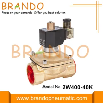 1-1/2'' Normally Open Brass Water Solenoid Valve 24V