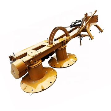 PTO Driven Drum Disc Mower with Flattening Roller for Agricultural Tractors