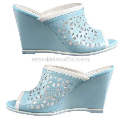 2015 New ladies wedge shoes and slippers