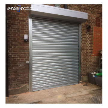 European Transparent Electric Aluminum Roller Shutter Doors and Remote Control Windows for Hotels