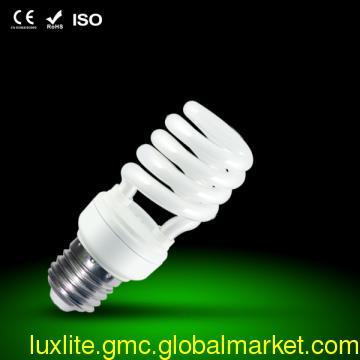 2012 PBT plastic housing  T2  Half Spiral CFL Light