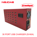 30-порт USB Red AI Smart Charger