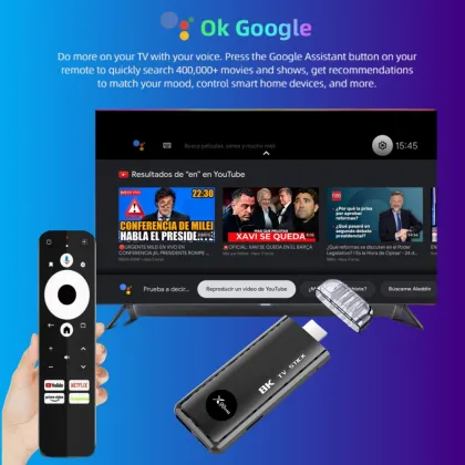 Factory X99 Pro Android TV Stick - 8K HDTV, Android 13, 2GB/16GB, Wireless Smart TV Stick