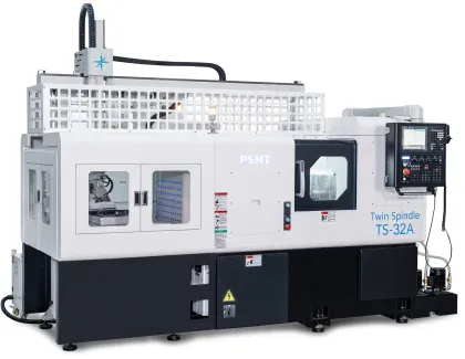 Fanuc controled Double spindle Precision CNC lathe