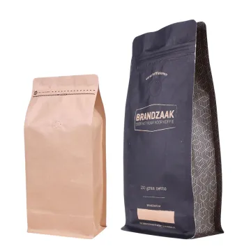 resealable ziplock kraft paper bag for food small heat seal