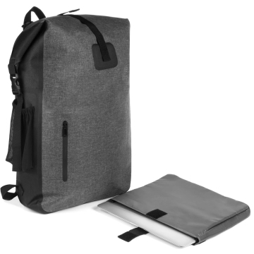 Customized Logo Men's Fashion Waterproof PVC Tarpaulin Laptop Backpack