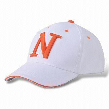 Promotional/Premium Cap with 3D Embroidery, Made of Cotton Twill