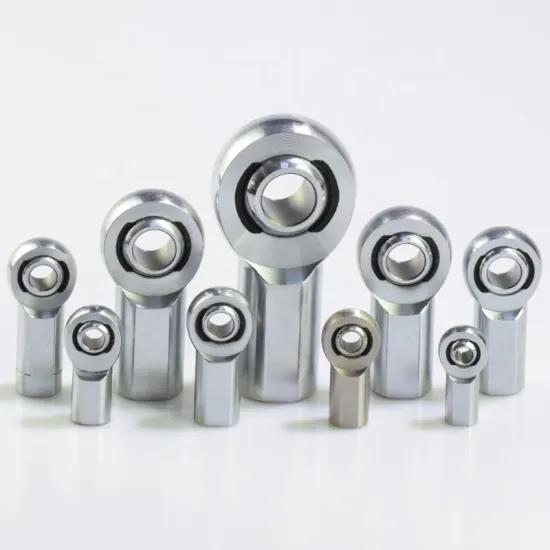 3/8 Inch Female Rod End Bearing Set - 2 Pcs (3/8-24 Left and Right Hand Thread with Jam Nut)