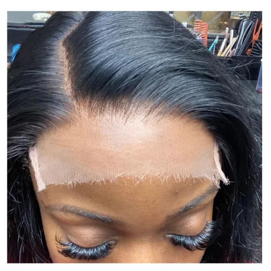 Mink Brazilian Straight Human Virgin Hair Lace Front Wig Cheap Full HD 4x4 Lace Frontal Closure Wig Pre Plucked With Baby Hair