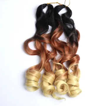 Loose Wave Crochet Hair Wavy Synthetic Braids  Extensions Pre Stretched Braiding Hair For Black Women Hair Expo City