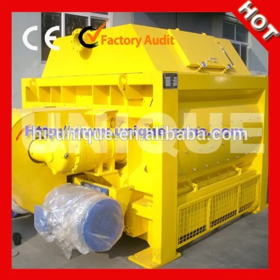 High Quality JS2000 Electric Twin Shaft Concrete Mixer Prices