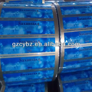 30u plastic shrink wrap water bottle labels