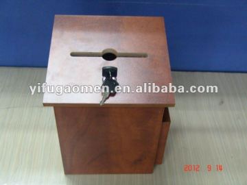 safe deposit box for donation/suggestion feedback