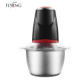 High-efficiency electric meat chopper with glass bowl