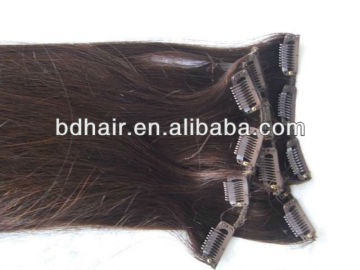 virgin Clip hair extension,clip hair,clip on hair extension