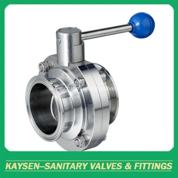 Sanitary Clamped Butterfly Valve 3a China Manufacturer