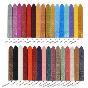 Colored Sealing Wax Seal Sticks Without Wick