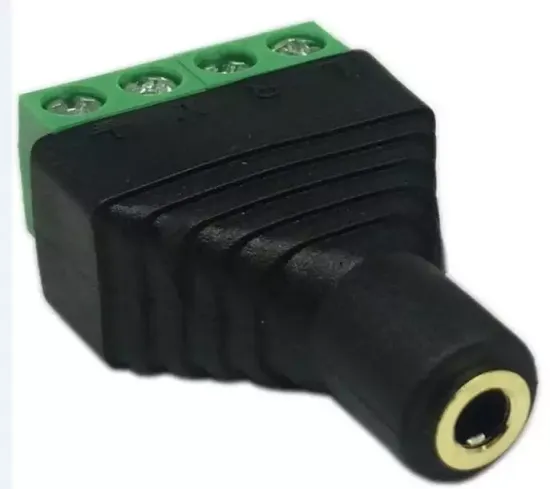 Stereo Male to AV Screw Terminal Stereo Jack