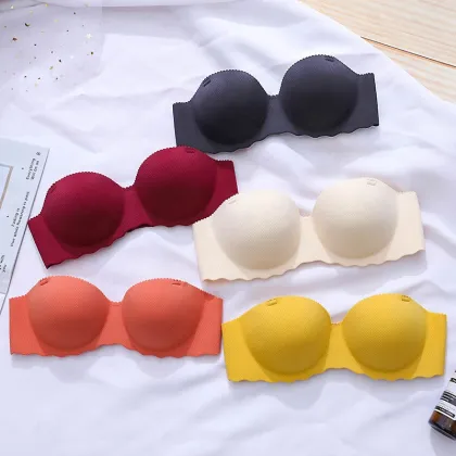 Seamless Push-Up Bra for Women - Wireless Intimates AB Cup