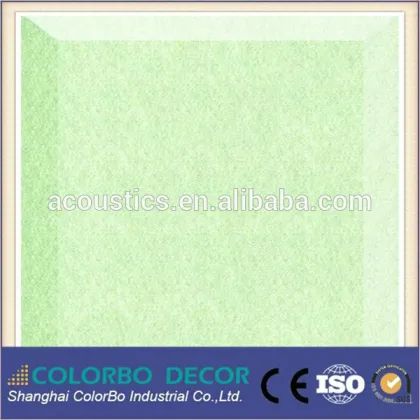 Polyester fiber sound insulation materials for auditorium