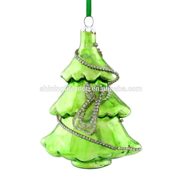 christmas tree ornament xmas tree glass hanger