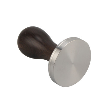 Wooden handle coffee tamper for espresso machine