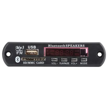 USB Radio MP3 Decoder Board with SD Card Slot and FM Wireless Audio Module