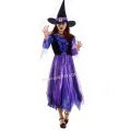 Lady Witch Costumes Adult halloween costumes classic witch dress with hat Manufactory