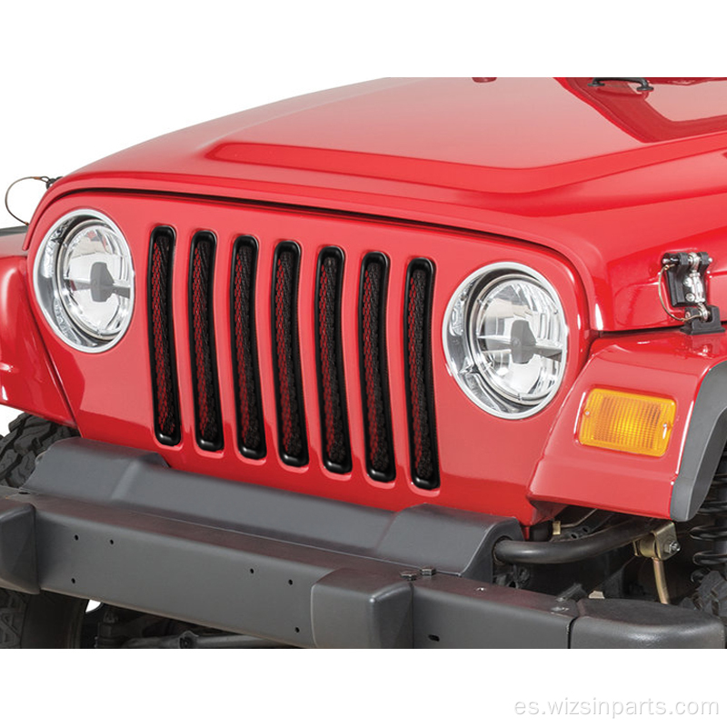 Insertos de rejilla delantera para Jeep Wrangler TJ 97-06