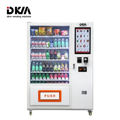 DKM Automatic Full Payment System: Combo Cold Drink Vending Machine for Foods and Drinks
