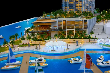 real estate scale model for Hotel