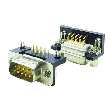 Bending 9 pin d sub female and male
