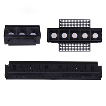 9W Square Grille COB Trimless Recessed LED Spotlight