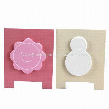 Memo pads, customized sizes and designs are accepted