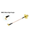 MMCX - SMA Dişi Dört Delikli Flanş Kablosu