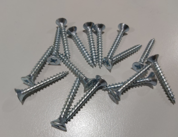 White blue Zinc csk Chipboard screw