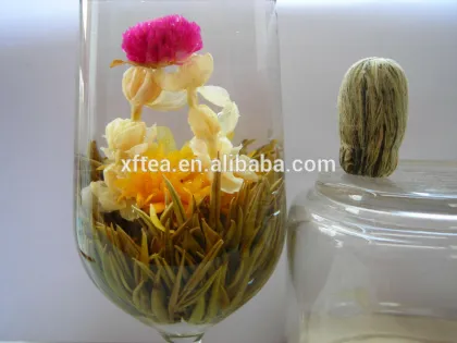 flower blooming jasmine tea/dried flower tea/craft flowers scented tea