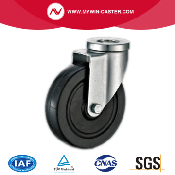 Gumowy otwór na śrubę obrotowe kółka przemysłowe