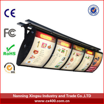 double side menu box in advertising light boxes