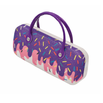 Custom Full Printing Hard Metal Glasses Case Optical Leather Sunglass Case