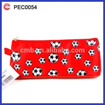 red zipper football high quality sportsgirl pencil case