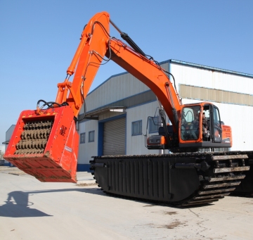 High-efficiency amphibious excavator sale
