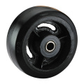 Black Rubber Wheel Caster for Furnaces Ovens Refrigerator