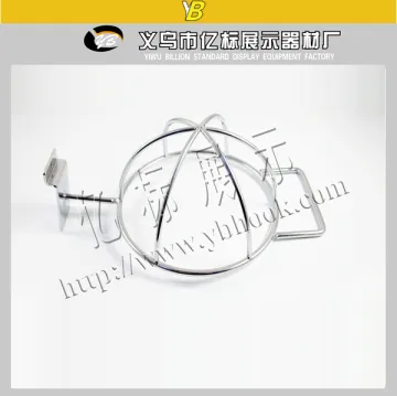 High quality chrome plating ball display rack Hat Hooks