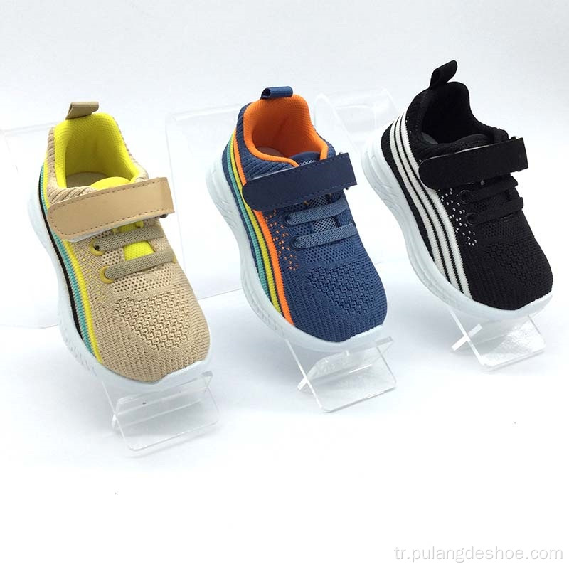 yeni moda renkli bebek spor ayakkabıları