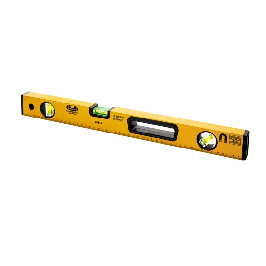 Deli EDL290500 tools laser bubble aluminium spirit level 500mm