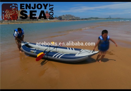 Hot-sale Fold and portable whitewater pvc canoe kayaks or fishing kaboat with wholesale price made in china aceboats