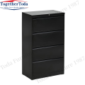 4-Drawer office lateral filing cabinet